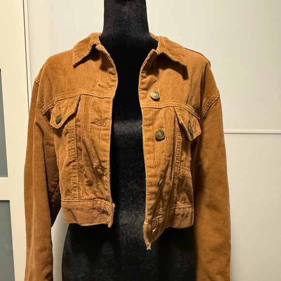 PacSun Women's Tan Corduroy Jacket - Picture 2 of 6